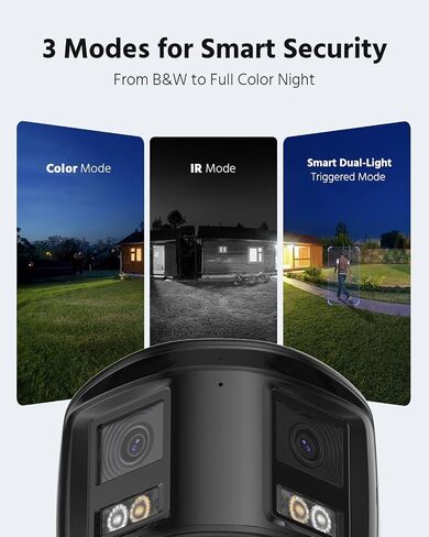 ANNKE FCD800 4K 8MP Dual-Lens PoE Security Camera, 2mm 180 °Wide Angle in Kuwait