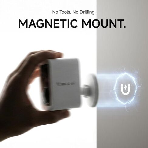 VSTARCAM 2K Security Cameras Wireless Outdoor, No-Drill Magnetic & Adhesive Mount, Free Cloud & 128GB SD Storage, WiFi 6 2.4/5G, Motion Alerts, 6-Month Battery, Color Night Vision, IP66,2-Way Talk in Kuwait