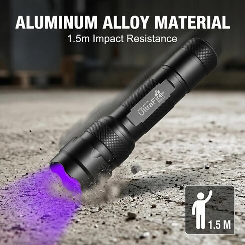 ULTRAFIRE 502UV 395-405 nm Black Light UV Flashlight Zoomable in Kuwait