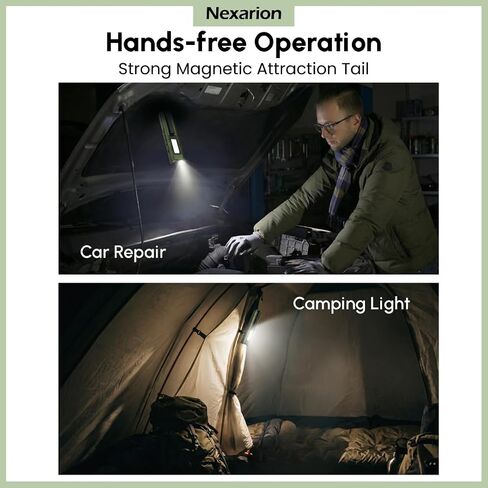 1300 Lumens Rechargeable Work Light with Green Laser, UV & Side Lamp in Kuwait