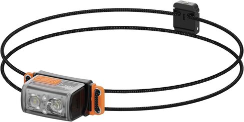 FLEXTAILGEAR 1-600 Lumen Ultra Bright Lightweight Headlamp, USB-C Rechargeable Outdoor Headlamp with White Red Light, Adjustable Headband for Camping, Back Packing, Hiking, Fishing in Kuwait