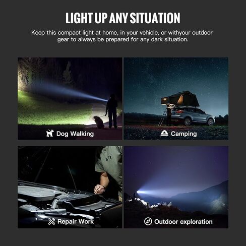 ThruNite TC20 V3 Rechargeable Flashlights High Lumens, 4720 Lumen Super Bright LED Flashlight, USB-C, 6 Modes, IPX8 Waterproof EDC Tactical Flash Light with Magnetic Tailcap for Camping & Emergency in Kuwait