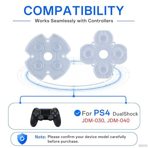 WCDZSU Conductive Rubber Pad Replacement for PS4 JDM-030 JDM-040 Controller in Kuwait