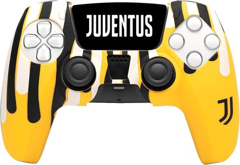 Qubick Controller Skin Juventus Paint Bleed (PS5) - Yellow Silicone Anti Slip in Kuwait