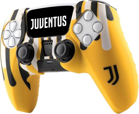 Qubick Controller Skin Juventus Paint Bleed (PS5) - Yellow Silicone Anti Slip in Kuwait