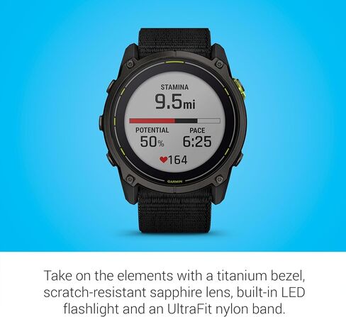 Garmin Enduro 3 Ultra-Performance GPS Smartwatch | Signature Series Modern Power Stand Bundle in Kuwait