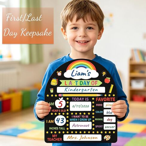 Reusable First Day of School Board – Back to School Photo Prop Sign in Kuwait