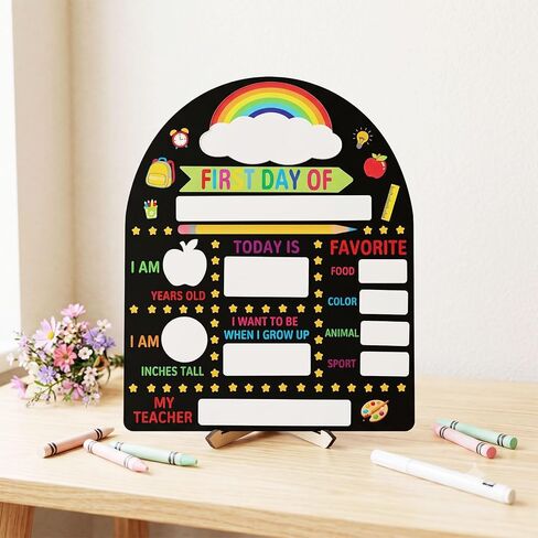 Reusable First Day of School Board – Back to School Photo Prop Sign in Kuwait