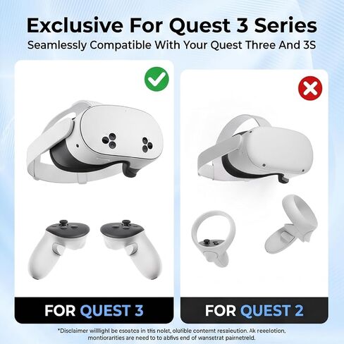 2PCS Controller Wrist Straps Compatible with Meta Quest 3 Quest 3S Adjustable Light Gray Hand Strap Replacement for VR Gaming Accessories Premium Polyester and ABS in Kuwait