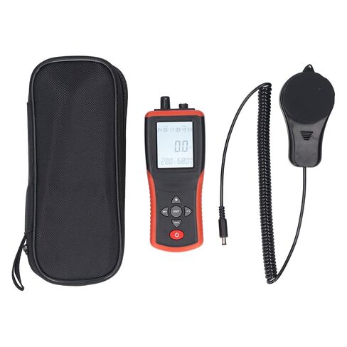 Digital Light Meter, Accurate Handheld Meter with Removable Sensor LCD Backlight 0.1 to Fc Temperature Humidity Reading for Plants Photography PC 1 Pack in Kuwait