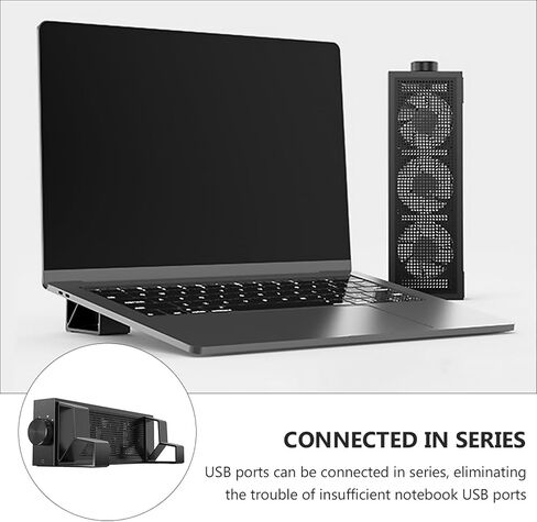 RGB Laptop Cooler Rack with 3-Speed Control Aluminum Alloy Stand in Kuwait