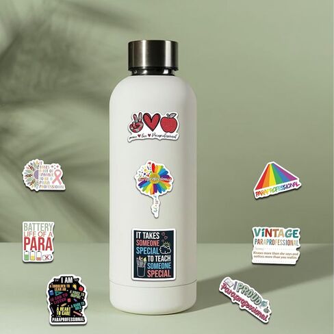 50PCS Paraprofessional Stickers para Sticker Back to School Stickers Teacher Day Sticker Paraprofessional Appreciation Gifts Water Bottle Laptop in Kuwait