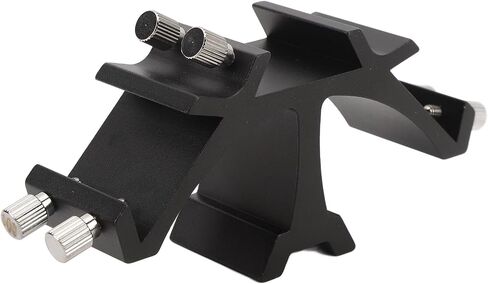 Fabater Black Telescope Fixed Slots Mounting Bracket Base 3-Slot Dovetail Rack for Astronomical Finder Scope Accessories, Lightweight Full Metal Alloy Dual Screw Fixture in Kuwait