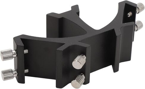 Fabater Black Telescope Fixed Slots Mounting Bracket Base 3-Slot Dovetail Rack for Astronomical Finder Scope Accessories, Lightweight Full Metal Alloy Dual Screw Fixture in Kuwait