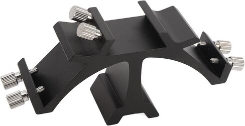 Fabater Black Telescope Fixed Slots Mounting Bracket Base 3-Slot Dovetail Rack for Astronomical Finder Scope Accessories, Lightweight Full Metal Alloy Dual Screw Fixture in Kuwait