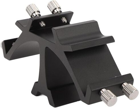 Fabater Black Telescope Fixed Slots Mounting Bracket Base 3-Slot Dovetail Rack for Astronomical Finder Scope Accessories, Lightweight Full Metal Alloy Dual Screw Fixture in Kuwait