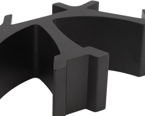Fabater Black Telescope Fixed Slots Mounting Bracket Base 3-Slot Dovetail Rack for Astronomical Finder Scope Accessories, Lightweight Full Metal Alloy Dual Screw Fixture in Kuwait