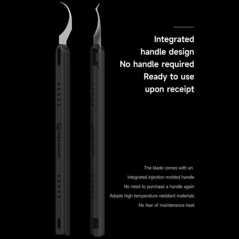 Integrated Rework Blade Set with Anti-Heating Handle Glue Removal Blade Chip Scraper Pry Knife Motherboard Chip Shovel Carving Tools for Phone CPU Chip Glue Remove Degumming Hard Disk Pry Hand Tool in Kuwait