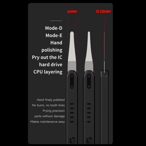 Integrated Rework Blade Set with Anti-Heating Handle Glue Removal Blade Chip Scraper Pry Knife Motherboard Chip Shovel Carving Tools for Phone CPU Chip Glue Remove Degumming Hard Disk Pry Hand Tool in Kuwait