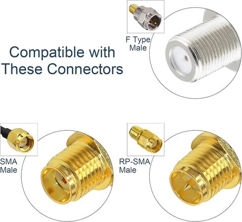Extended Long Range Antenna Copper 433Mhz 433.92MHz 6.5-Inch Copper Rod with Base & SMA Compatible w/Ghost Controls Automati Garage Door Opener Gate Remote Control​ Signal Booster Range Extender in Kuwait