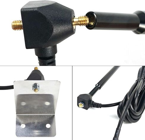 Extended Long Range Antenna Copper 433Mhz 433.92MHz 6.5-Inch Copper Rod with Base & SMA Compatible w/Ghost Controls Automati Garage Door Opener Gate Remote Control​ Signal Booster Range Extender in Kuwait