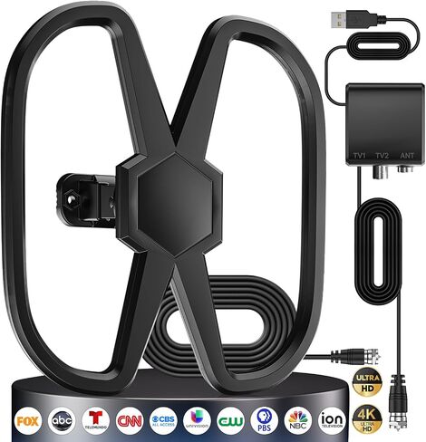 TV Antenna Outdoor, Long Range Digital Antennas Smart TV Indoor in Kuwait