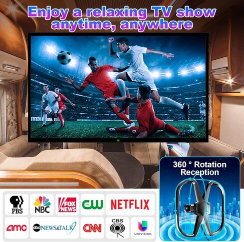 TV Antenna Outdoor, Long Range Digital Antennas Smart TV Indoor in Kuwait
