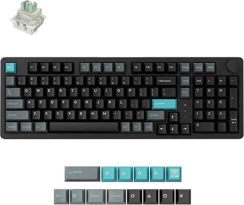 Keychron J3 HE Wireless Hall Effect Magnetic Switch Keyboard, 96% Layout with Numpad & Knob, Rapid Trigger, 1000Hz Polling Rate, Web-Customizable RGB for Mac, Windows & Linux in Kuwait