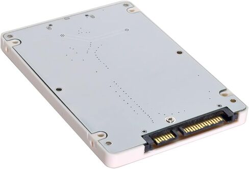 2.5" SATA 22pin to Mac A1425 A1398 MC975 MC976 MD212 MD213 ME662 ME664 ME665 SSD Hard Disk case Enclosure White in Kuwait