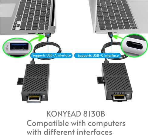 3-in-1 M.2 NVMe SSD & CFexpress B Type & SD Card-Reader and Enclosure,USB3.2 Type C 10Gbps,with Silent Fan Active Cooling,Compatible with M1/M2/M3/M4 Mac,Aluminum USB-C to PCIe NVMe Adapter (8130B) in Kuwait
