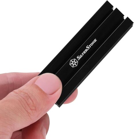 SilverStone SST-TP02-M2 - M.2 SSD Aluminium Alloy heatsink, Double Layer Design, Support 2280 Length in Kuwait