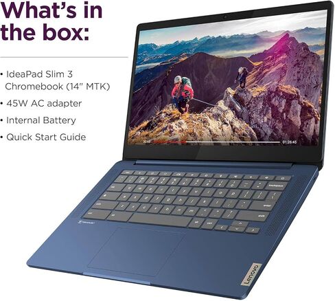 Lenovo Flagship 14" FHD Touchscreen Chromebook, with 500GB Ext HDD in Kuwait
