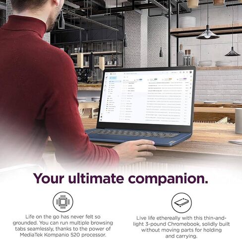 Lenovo Flagship 14" FHD Touchscreen Chromebook, with 500GB Ext HDD in Kuwait