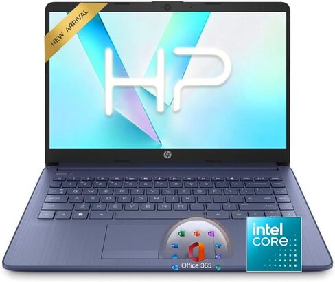 HP New Slim Laptop • Copilot AI • Latest Intel 4-Core Processor • 4GB RAM • 64GB SSD + 1TB Cloud Storage • Windows 11 • Microsoft 365 • Long Battery Life in Kuwait