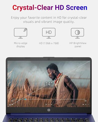 HP New Slim Laptop • Copilot AI • Latest Intel 4-Core Processor • 4GB RAM • 64GB SSD + 1TB Cloud Storage • Windows 11 • Microsoft 365 • Long Battery Life in Kuwait