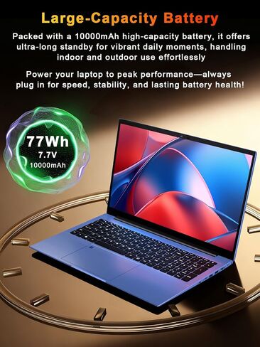 XNQ Laptop Computer, 18 Inch Gaming Laptop 2026, Window 11 Pro Lap Top PC, Core i5-1038NG7, 16GB RAM 1TB TF Expand, 512GB SSD, 1080p FHD IPS, Fingerprint, Wifi6 Business, School, Work, Student, Kids in Kuwait