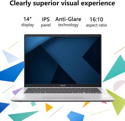 ASUS Vivobook 14 Professional AI Laptop | 14" WUXGA IPS Anti-Glare | 8-core Snapdragon X (Up to 45 NPU Tops) | 16GB DDR5 512GB SSD | Backlit USB4 WiFi 6E Long Battery Life Win11 Pro w/DLCA Accessory in Saudi Arabia