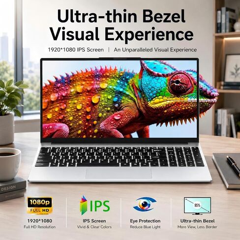 15.6-inch laptop,8GB DDR 256GB SSD expandable to 1TB,portable laptop computer, AMD CPU up to 3.2 GHz, Numeric Keypad,10000mAh battery,USB3.0 interface,WiFi5,BT4.2, webcam, Type-C,Numpad,slim laptops in Saudi Arabia