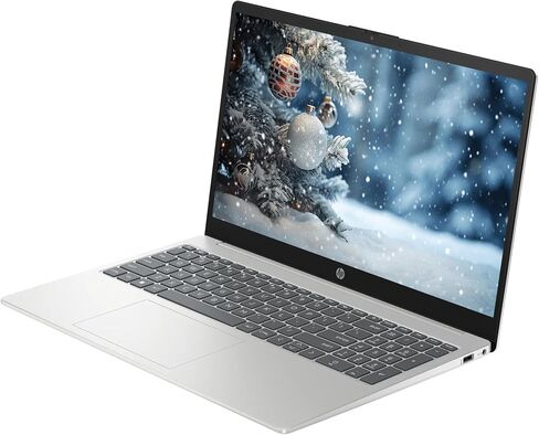 HP 15.6" FHD Business & Student Laptop Computer, 10-Core Intel Core i5, 16GB RAM 1TB SSD, Windows 11, PLUSERA Earphones, Silver (Renewed) in Kuwait