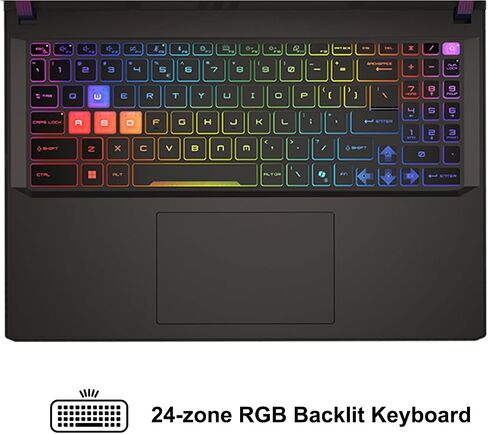 iCarp Customized Laptop Made with MSI Vector 16 HX AI Gaming Laptop 16" QHD+ 240Hz Intel 24-core Ultra 9 275HX (>i9-14900HX) 32GB/64GGB RAM 1TB/2TB/4TB SSD GeForce RTX 5080 1334 TOPS RGB Backlit Win11 in Kuwait