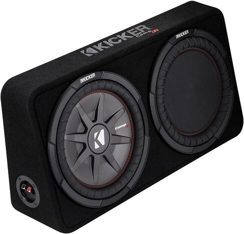 Kicker 43TCWRT122 12 Inch Shallow Sealed Sub Box 2 Ohm Subwoofer Enclosure in Kuwait