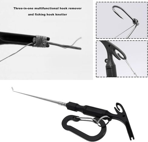 2Pcs Fishing Loop Tyer and Quick Knot Tool Fishing Hook Remover Tools Fishing Hook Remover Knot Tying 3 in 1 Fishing Accessories in Kuwait