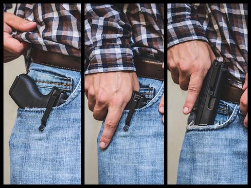 Clip for G42 .380 - Concealed Carry Belt Clip Holster - Hidden, Secure, and Comfortable Conceal Carry - Ideal Accessory - Slim and Secure with No Bulky Holster for Men and Women in Kuwait