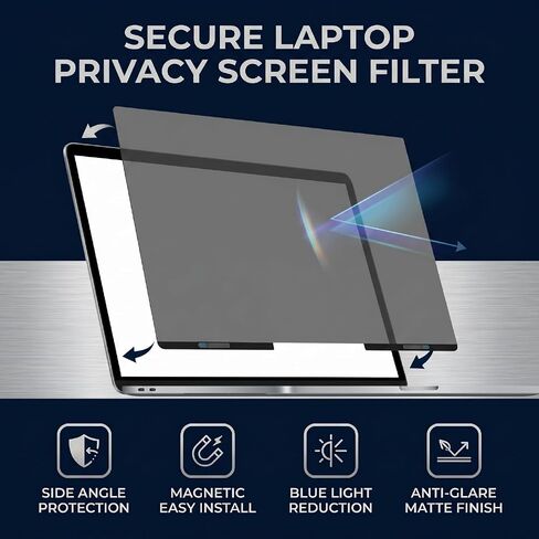 Diydeg Laptop Privacy Screen, 16 Inch, PET, Magnetic in Kuwait