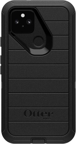 OtterBox Defender Series Case for Google Pixel 5 (Only) - Holster Clip Included - Microbial Defense Protection - Non-Retail Packaging - Black in Saudi Arabia