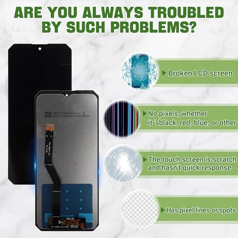 New LCD Display for Oukitel WP28S/WP28E 6.52'' with Upgraded Repair Tools Kit-No Fingerprint Function in Kuwait
