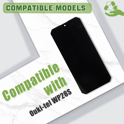 New LCD Display for Oukitel WP28S/WP28E 6.52'' with Upgraded Repair Tools Kit-No Fingerprint Function in Kuwait