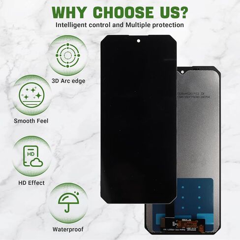 New LCD Display for Oukitel WP28S/WP28E 6.52'' with Upgraded Repair Tools Kit-No Fingerprint Function in Kuwait