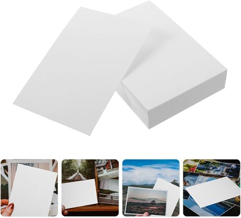 High Gloss Photo Waterproof 100pcs for Inkjet Printing | Printing Paper Sheets, Quick Drying Finish, Versatile Compatibility, Convenient Size, Office and DIY Use in Saudi Arabia