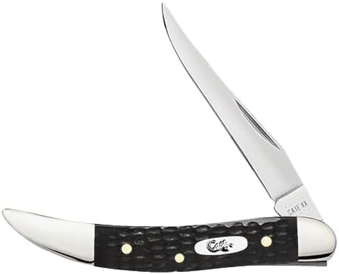 Case WR Pocket Knife Jigged Black Synthetic Small Texas Toothpick 3 inches Closed (610096 SS) in Kuwait